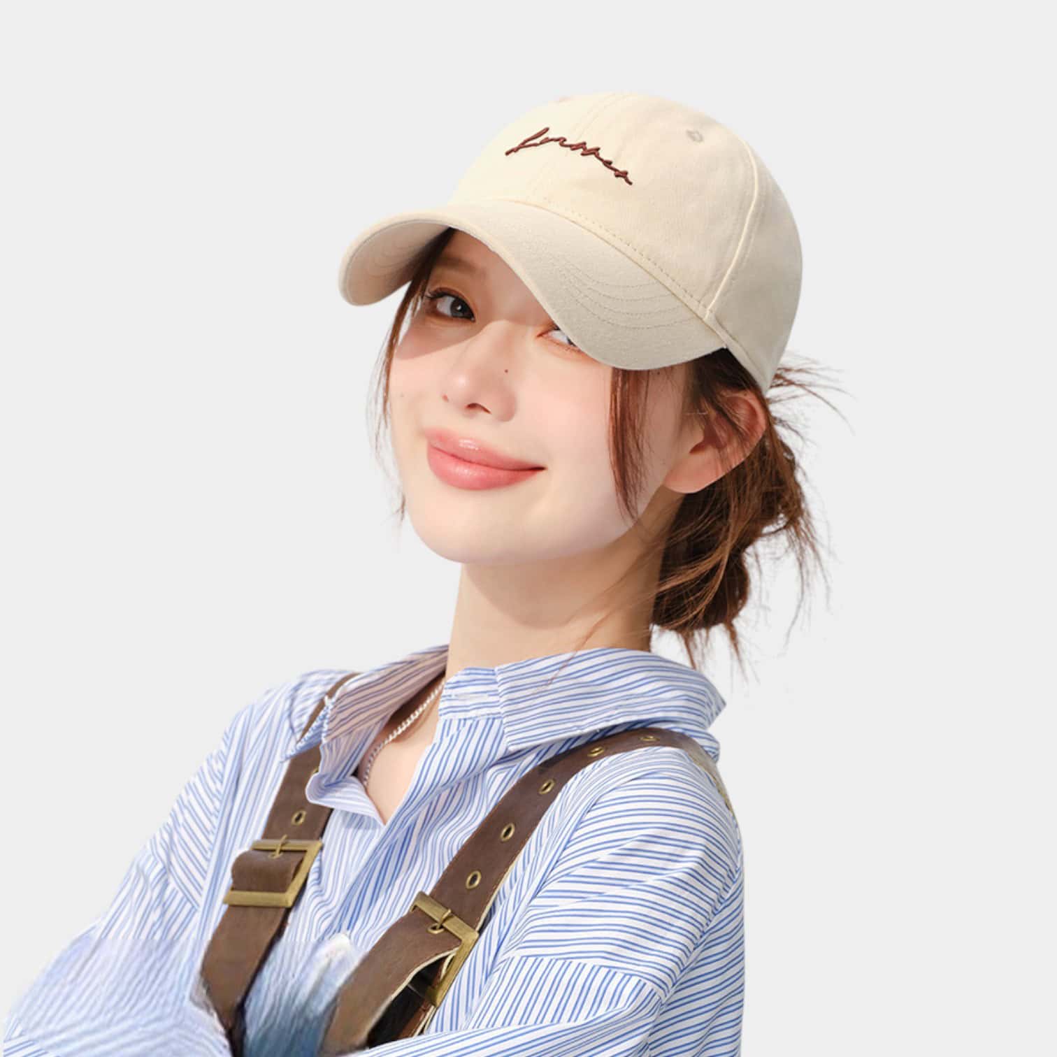 Women's Text print Cap - Image 2